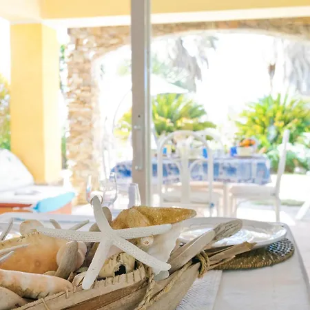 Baia - Seaside Peaceful Luxury With Garden In Sardinia - 300 Mt Beach&sea - Relax, Privacy & Full Comfort