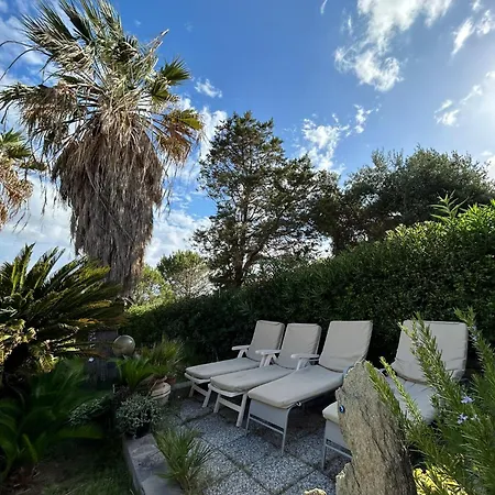 Baia - Seaside Peaceful Luxury With Garden In Sardinia - 300 Mt Beach&sea - Relax, Privacy & Full Comfort فيلة *
