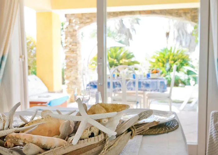 Baia - Seaside Peaceful Luxury With Garden In Sardinia - 300 Mt Beach&sea - Relax, Privacy & Full Comfort