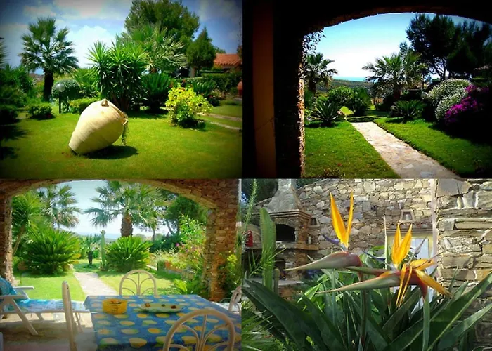 Willa Baia - Seaside Peaceful Luxury With Garden In Sardinia - 300 Mt Beach&sea - Relax, Privacy & Full Comfort *